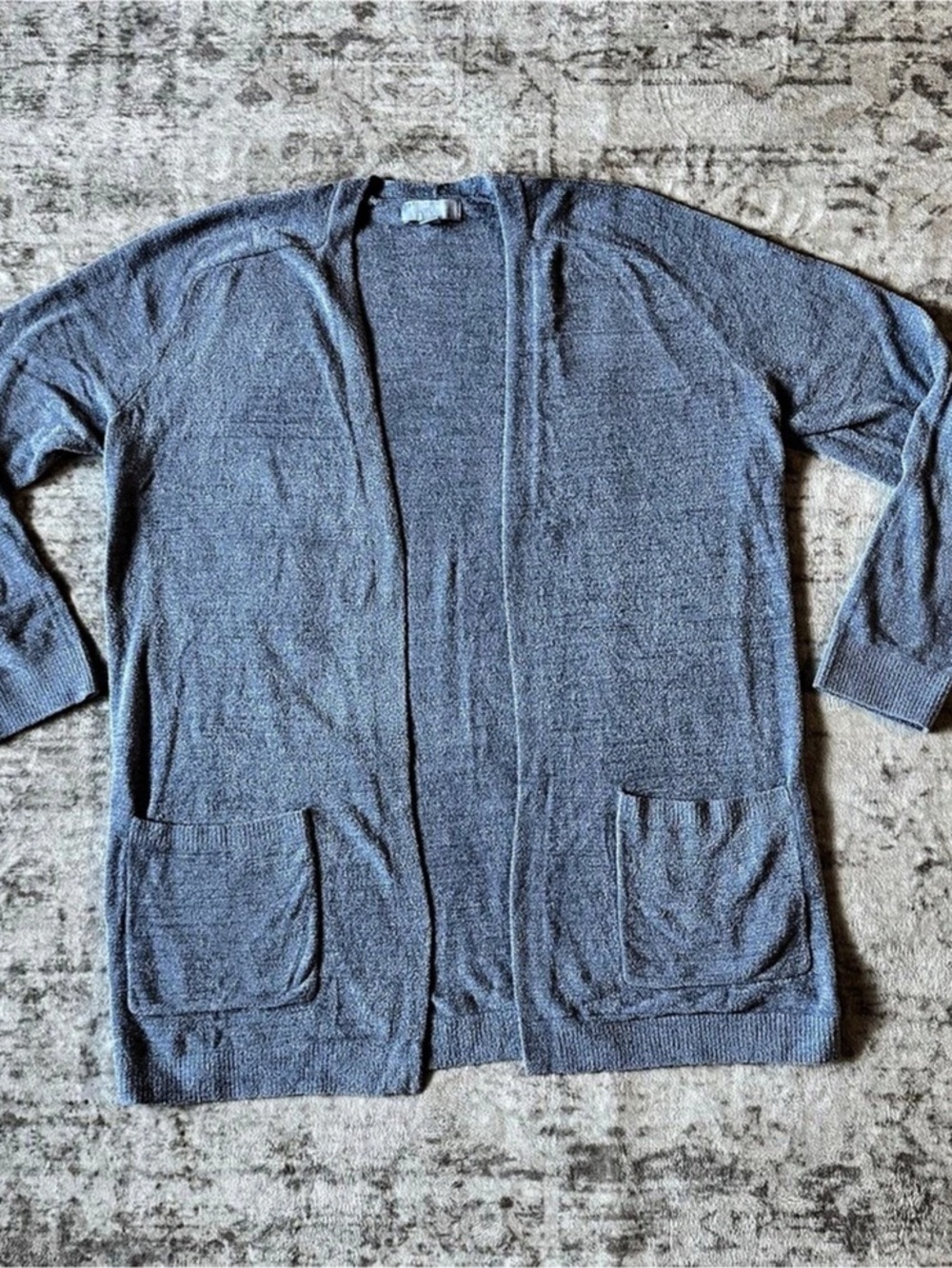 Barefoot Dreams Cardigan in Blue Size Medium